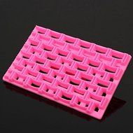 Lariy DIY Plastic Grid Shaped Cake Chocolate Candy Mold Biscuits Moulds Baking Tools N2