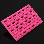 Lariy DIY Plastic Grid Shaped Cake Chocolate Candy Mold Biscuits Moulds Baking Tools N3