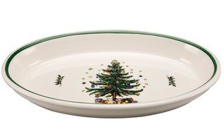 Nikko Christmas Ovenware Large Oval Baker