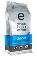 Ethical Bean Coffee Decaf, Dark Roast, Whole Bean, 12-Ounce Bag N37