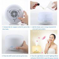 500 ml Essential Oil Diffuser for Aromatherapy - Cool Mist Air Humidifier with 7 Color LED Lights Changing and... N5