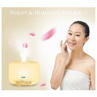 500 ml Essential Oil Diffuser for Aromatherapy - Cool Mist Air Humidifier with 7 Color LED Lights Changing and... N7