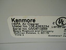 Kenmore 83120 Multi Unit Air Filter for Kenmore 83221, 83231, 83235, 83225, 83251, 83252