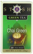 Stash Tea Green Chai Tea, 20 Count Tea Bags in Foil (Pack of 6) N7