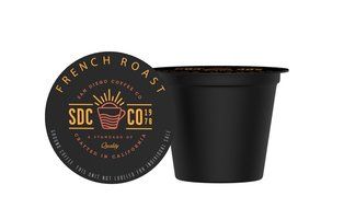 San Diego Coffee French Roast, Single Serve Cups, 30 Count
