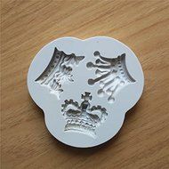 &quot;Silicone Crown Shaped Baking Mold Fondant Cake Tool Chocolate Candy Cookies Pastry Soap Mould&quot; shopping N4