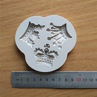 &quot;Silicone Crown Shaped Baking Mold Fondant Cake Tool Chocolate Candy Cookies Pastry Soap Mould&quot; shopping N5