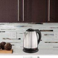 1.8-Liter Stainless Steel Electric Tea Kettle 1500-Watt Cordless Teapot