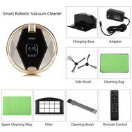 JISIWEI S+ Wi-Fi Enabled Robotic Vacuum Floor Cleaner with Camera and Mobile App Remote Control for Pets and Allergies... N3
