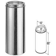 8'' x 60'' DuraTech Galvanized Chimney Pipe - 9609GACF