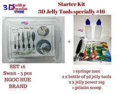 Starter Kit 3D Jelly Tools specially Type 16 - Swan - 3D Gelatin art tools