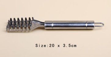 New Stainless Steel Fish Scaler Remover Home Kitchen Gadgets Scale Fish Tools N3