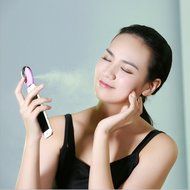 Nano Handy Humidifier Spray Facial Mister Skin Care Beauty Instrument for Android - Blue N2