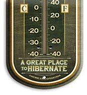American Expedition Tin Thermometer - Bear's Den Cabin Rentals