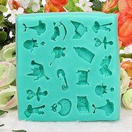 18 Holes Boots Horse Silicone Cake Mold Decoration Cake