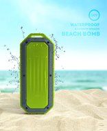 iJoy Beach Bomb IP66 Waterproof Shockproof Portable Bluetooth Speaker With built in Mic Aux-In and 2,000mAh Battery... N10