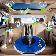 YOFUNTLE Car Air Purifier Solar Anion Humidifier,Car Oxygen Bar Aroma Removes Cigarettes Smoke,Smell and Bad Odors...