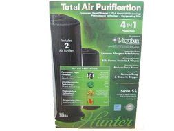 Hunter Total Air Purification 4 in 1 Air Purifier 2 Pack