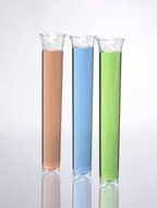 Party Essentials 15-Count Hard Plastic 1.5 Ounce Tube Shots, Mardi Gras Mix N9