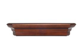 Pearl Mantels 490-72 Lindon Wood 72-Inch Fireplace Mantel Shelf, Unfinished N6