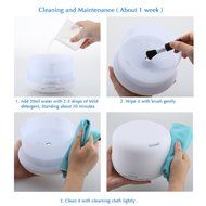 500 ml Essential Oil Diffuser for Aromatherapy - Cool Mist Air Humidifier with 7 Color LED Lights Changing and... N9