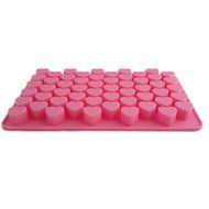 Fanhesheng 55 Mini Heart Shape Silicone Ice Cube / Chocolate Mold Pink