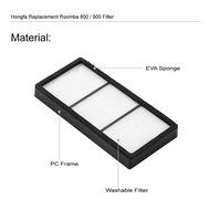 Hongfa Irobot Roomba Replacement Filter Roomba Hepa Filter and 3 Armed Side Brush for Roomba 800 Series Replenishment...