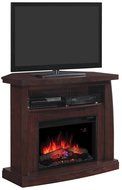 ClassicFlame 26DE6989-X144 Boomerang Wall or Corner TV Stand for TVs up to 47" (Electric Fireplace Insert sold...