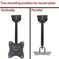 VideoSecu Adjustable Ceiling TV Mount Fits most 26-55" LCD LED Plasma Monitor Flat Panel Screen Display with VESA...