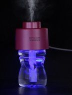 Lsgoodcare Portable Mini USB Air Humidifier Cool Mist Ultrasonic LED Yellow Noctilucent Bottle Cap Air Purifier... N11