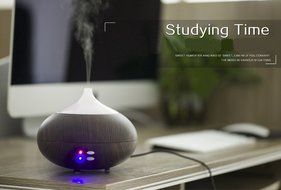 300ml Ultrasonic Cool Mist Humidifier ,Essential Oil Aromatherapy Diffuser with 7 Colors LED and Waterless Auto...