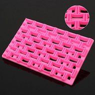 Lariy DIY Plastic Grid Shaped Cake Chocolate Candy Mold Biscuits Moulds Baking Tools N4