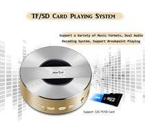 Bluetooth Speakers, MiluoTech Bluetooth V4.0 Portable Wireless Speaker with HD Sound and Enhanced Bass - Gold