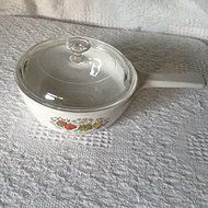 Vintage Corning Ware Le Sauge Spice of Life 1 Pint P-81-b Pan with Lid N2