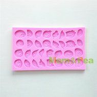 Mom&amp;pea 0647 Cartoon Eyes Shaped Silicone Mould for Fondant Cake Sugar Paste Cake Decoration 3d Cake Toppers Mold... N3