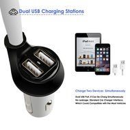 Car Oil Diffuser Humidifier, SUNDATOM Ultrasonic wave Car Air Humidifier and Aromatherapy Essential Oil Diffuser...