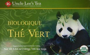 Uncle Lee's Organic Green Tea -- 100 Tea Bags net wt 5.64 oz (160g)