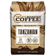 Tanzanian Peaberry, Whole Bean, Fresh Roasted Coffee LLC (2 lb.) N3