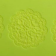 "Large Silicone Lace Flower Mat Embosser Fondant Cake Mold" shopping N6