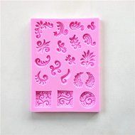 Wocuz W0535 Lace Decoration Candy Making Silicone Mold Cake Decoration Mould Fondant Chocolate Small Pastry Tool N2
