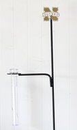 Henson Metal Works 3700-22 University of Nebraska Collegiate Logo Rain Gauge