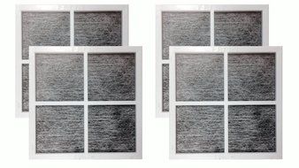 4 Pack Replacement Air Purifying Fresh Air Fridge Filters for LG LT120F, fits Kenmore Elite 9918 Part # ADQ73334008...