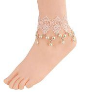 Susenstone&reg;Women Jewelry Gothic Fresh Sweet Lace Pearl Anklet