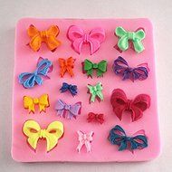 "Silicone Bows Cake Mold Cookie Biscuit Jelly Mould" shopping N5