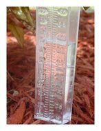 Water Rain Gauge Clear Plastic Weather Garden Accurate Temperature Temp Station Home Enhancement N3