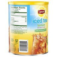 Lipton Iced Tea Mix, Diet Decaffeinated Lemon 10 qt (Pack of 4) N12