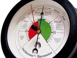 Trintec Nautical Marine Vector Collection Fishing Barometer (White Dial) VEC-04W-FB Indicator N2