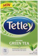 Tetley Steamed Green Tea, 72 Count (Pack of 6) N3