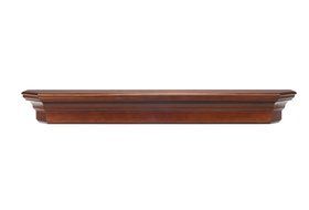 Pearl Mantels 490-72 Lindon Wood 72-Inch Fireplace Mantel Shelf, Unfinished N10