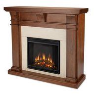 Real Flame 7730-X-WN Porter Electric Fireplace, Walnut